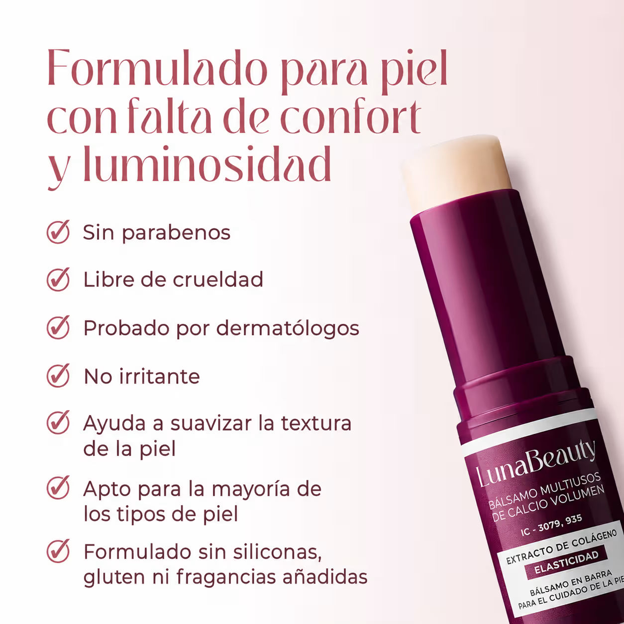 Multi-Bálsamo de Calcio Cemenrete de LunaBeauty