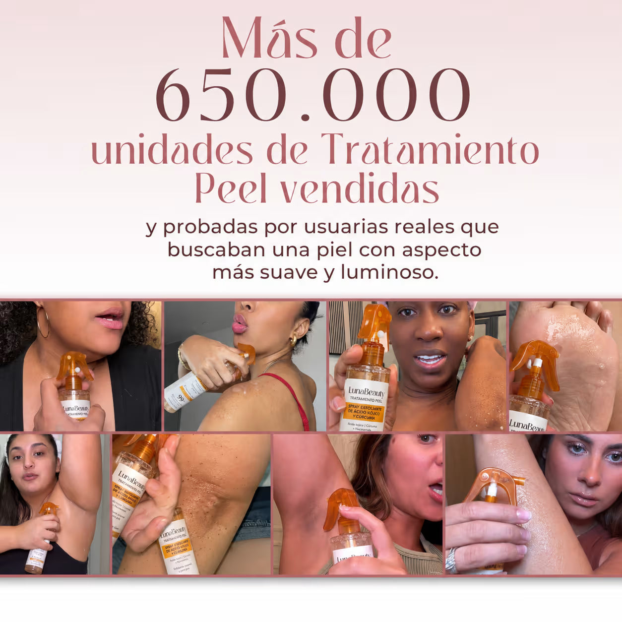 Spray Exfoliante Corporal - Ácido Kójico + Cúrcuma